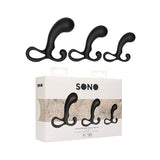 Sono 3-piece Prostate Stimulator Set - Black