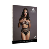 Shots Le Desir Duo Key Hole Bra Set Os Black