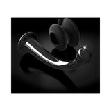 Icicles No. 87 - Glass Suction Cup G-spot Wand - Black