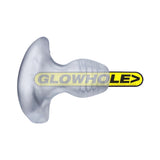 Oxballs Glowhole-1 Buttplug With Led Insert Small Clear Frost