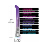 Nixie Waterproof 10-function G-spot Vibe - Purple Ombre Glow