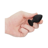 Ouch Rippled Butt Plug Set Black