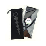 Ouch Anal Heart Beads Black