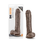 Dr. Skin Mr. Savage 11.5 Dildo With Suction Cup - Chocolate