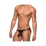 Male Power Hoser Jock Strap Black L/XL