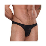Male Power Lace Wonder Bikini Black Medium