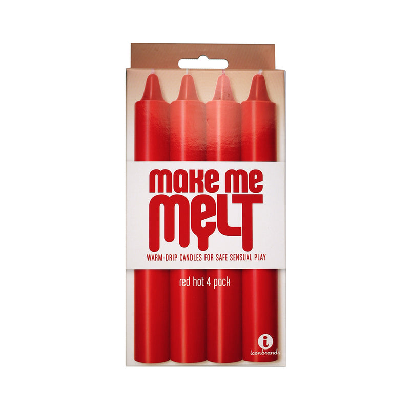 Make Me Melt Sensual Warm Drip Candles 4 Pack