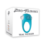 The Teal Tickler Vibrating Cock Ring