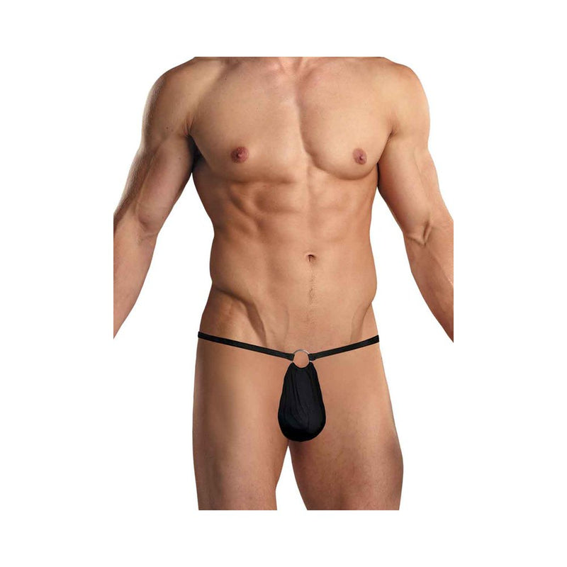 Male Power G-String With Front Ring OS Underwear