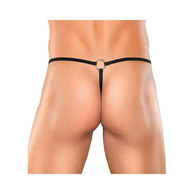 Male Power G-String With Front Ring OS Underwear