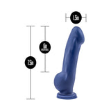 Blush Avant D8 Silicone Dildo - Ergo Indigo