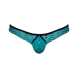 Male Power Tranquil Abyss Mini Bikini Seafoam/black Large