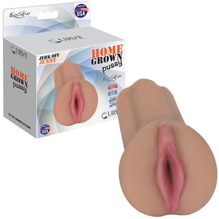 Curve Novelties Home Grown BioSkin Jerk Off Jenny - Latte