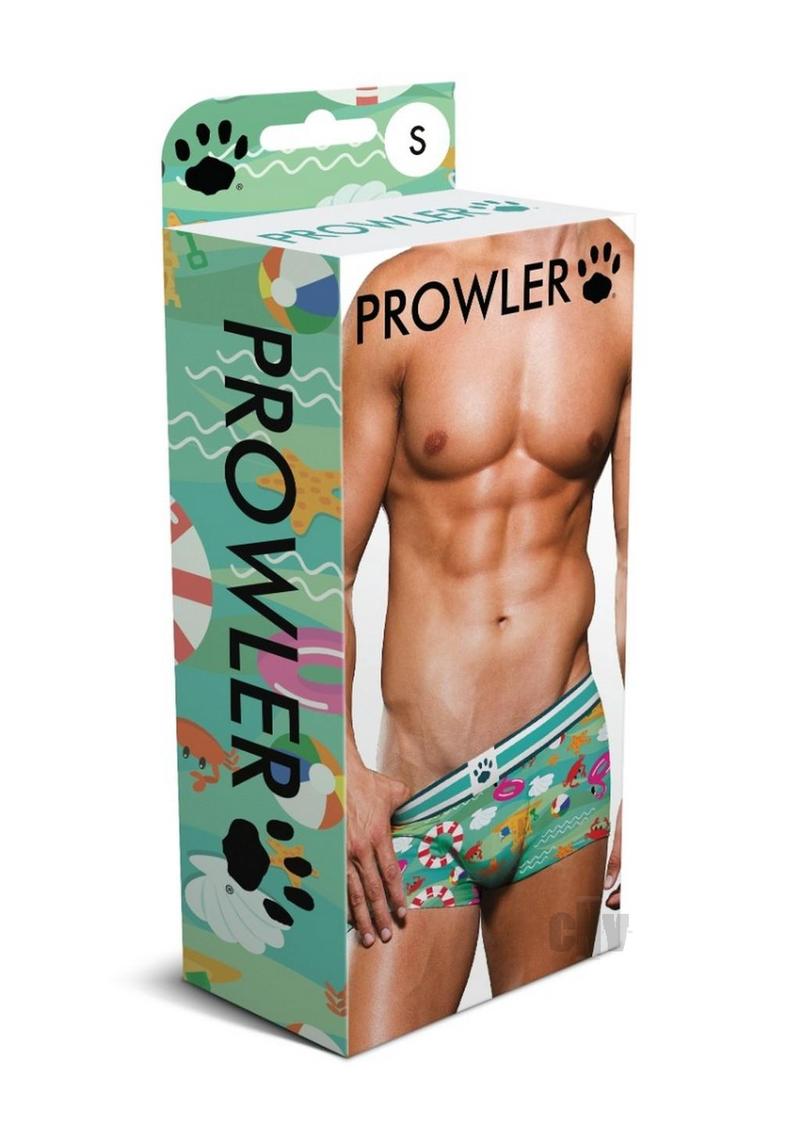 Prowler Beach Trunk Lg Aqua Ss22