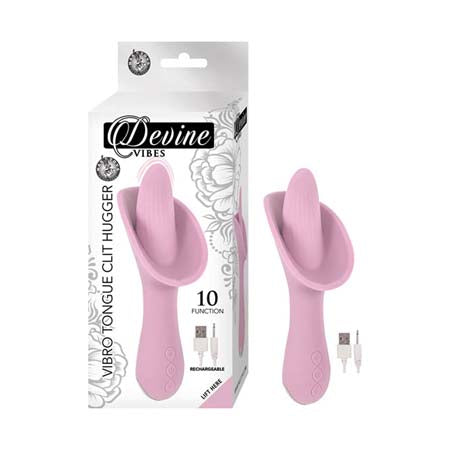 Devine Vibes Vibro Tongue Clit Hugger Pk
