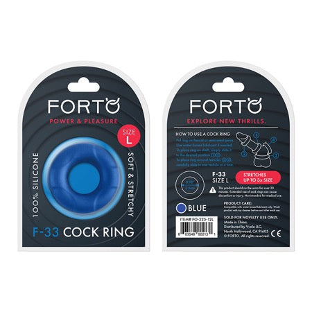 FORTO F-33 C-Ring 25mm Blue Large
