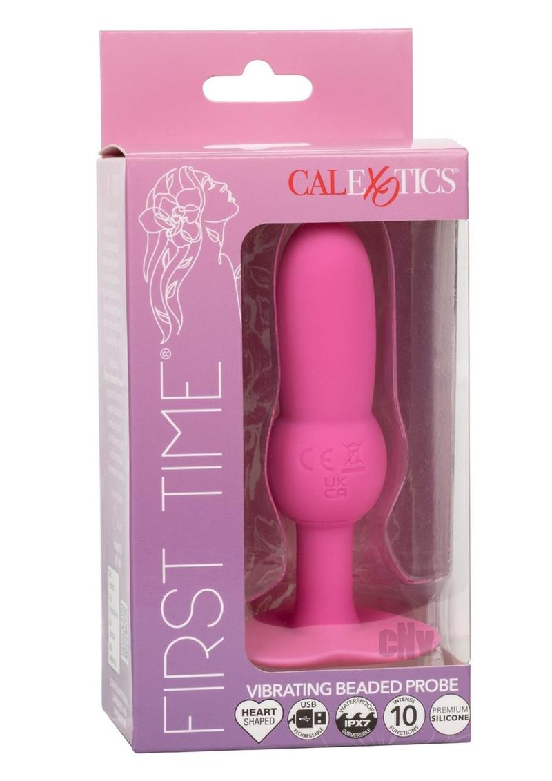 First Time Vibe Beaded Probe Pink