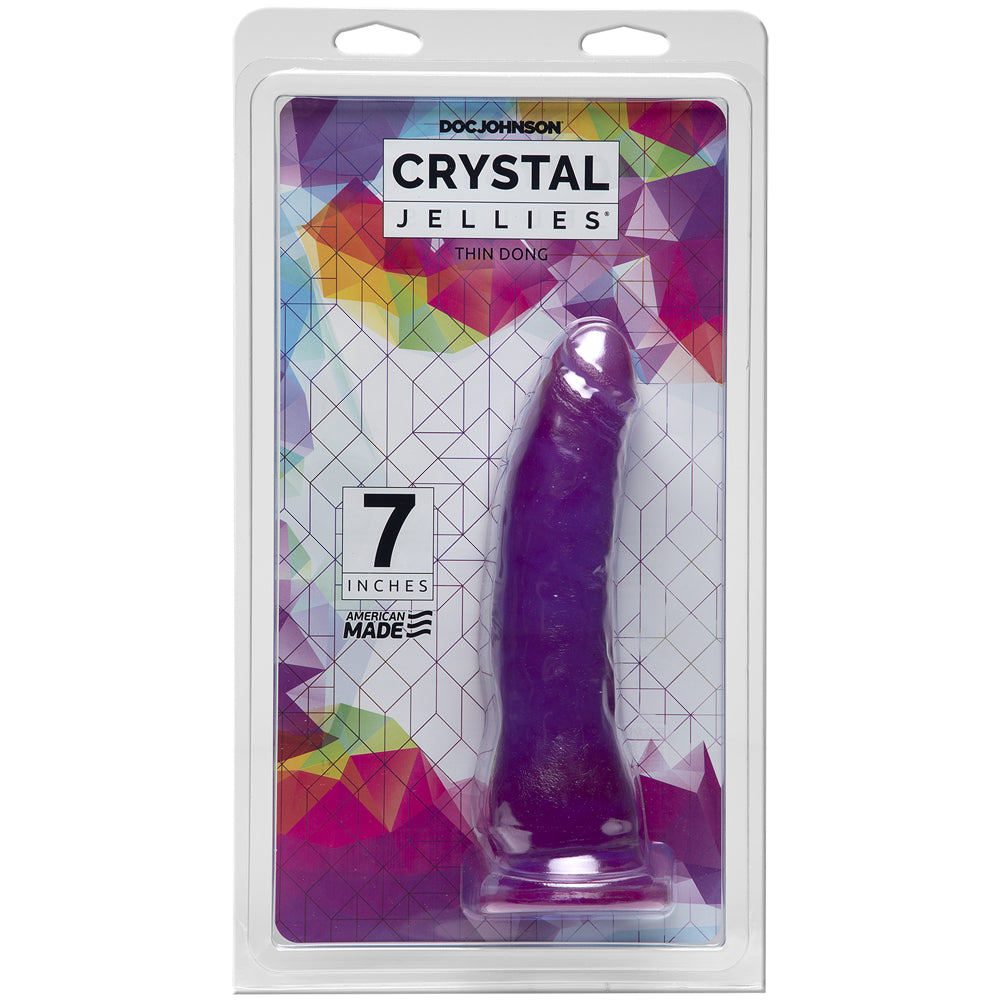Crystal Jellies 7in Thin Dong Purple