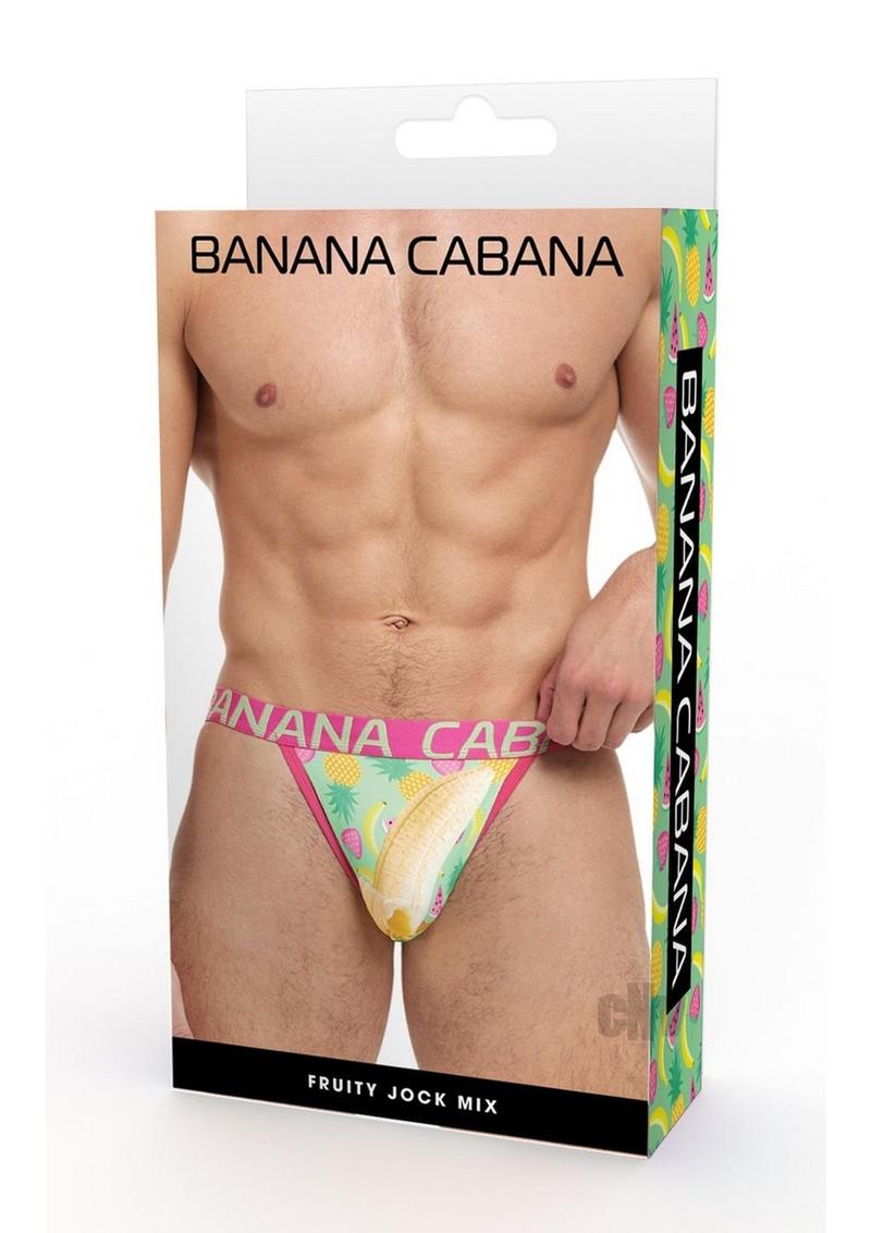 Banana Cabana Jock Fruit Lg/xl Multi