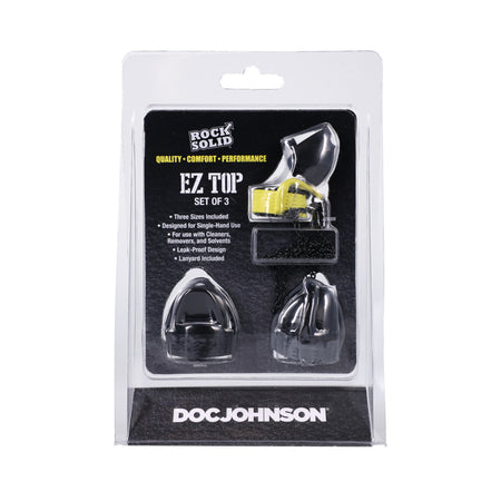 Rock Solid EZ Top Set of 3 Black: Yellow: Grey