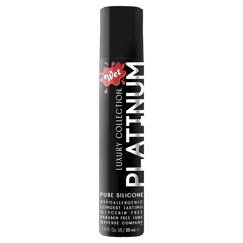 Wet Platinum Luxury Silicone Lubricant - 1 Fl. Oz.