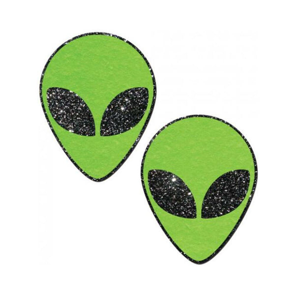 Green Glitter Alien Pasties O/S