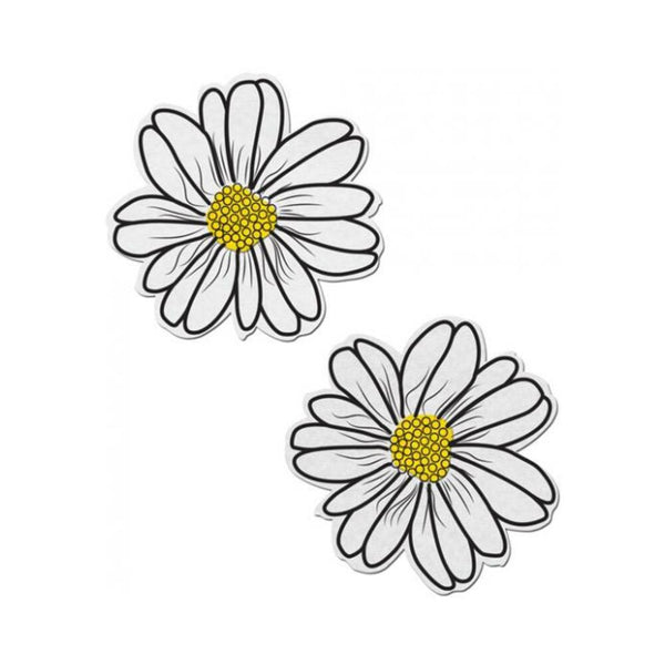 Wildflower White & Yellow Pasties O/S