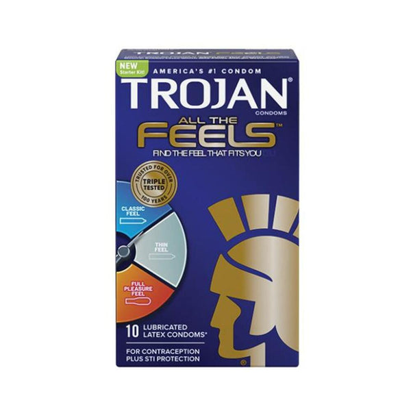 Trojan All The Feels Condoms - Pack Of 10