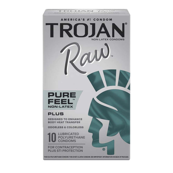 Trojan Raw Non-Latex 10Ct