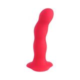 Fun Factory Bouncer 7 inches Weighted Ball Dildo Red