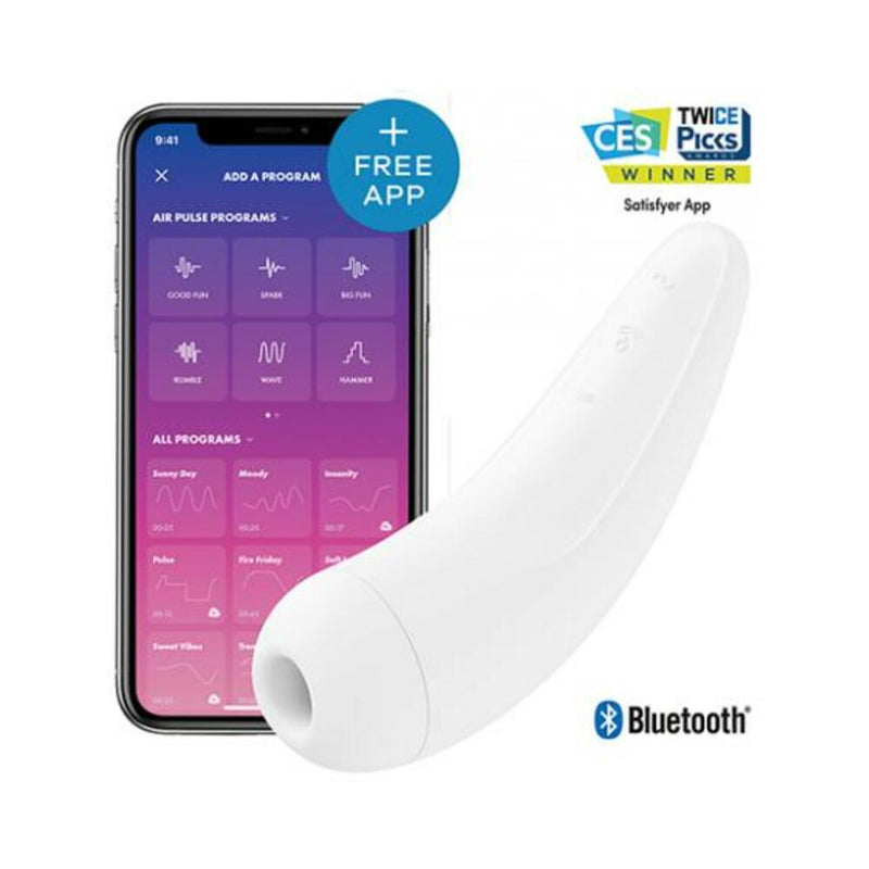 Satisfyer Curvy 2+ White W/ App (net)