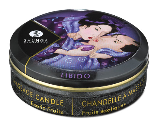 Shunga Libido Mini Candlelight Massage Candle - 1 oz Exotic Fruits
