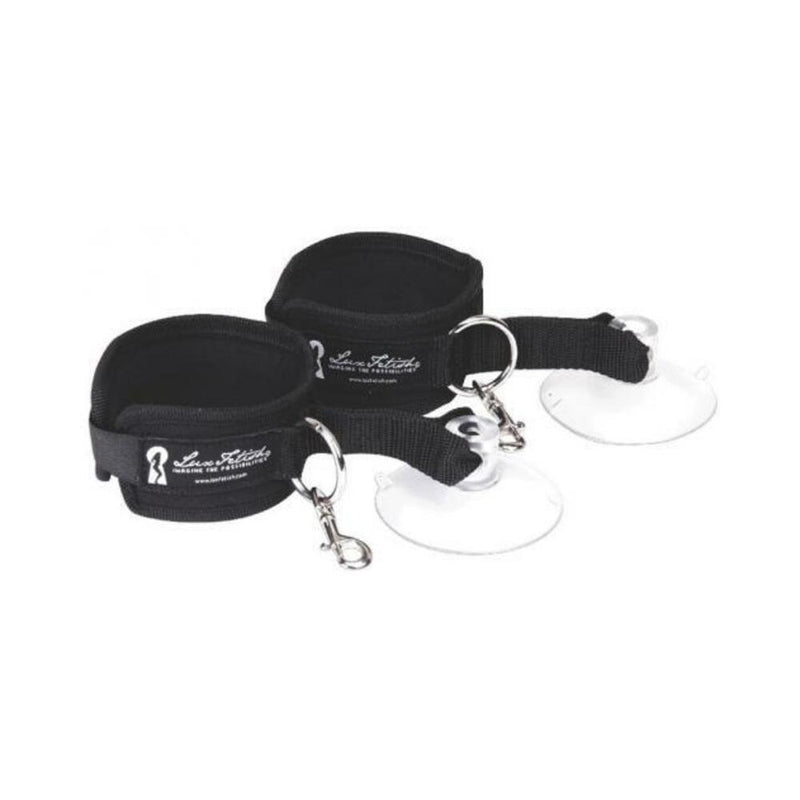 Lux Fetish Sexy Suction Cuffs Black