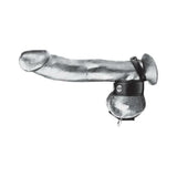 C & B Gear Cock Ring with Ball Stretcher 1 inch Black