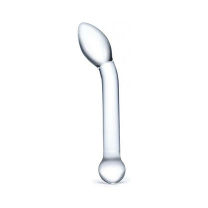 Glas 8 inches Slimline G-Spot Glass Dildo Clear