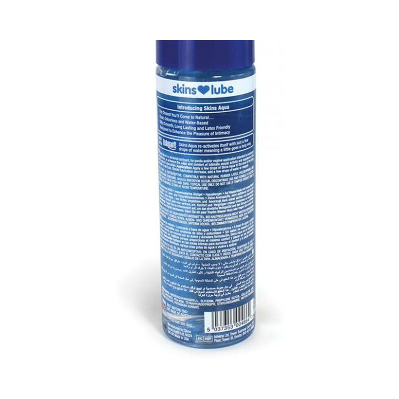 Skins Aqua Water-based Lubricant 4 Oz.