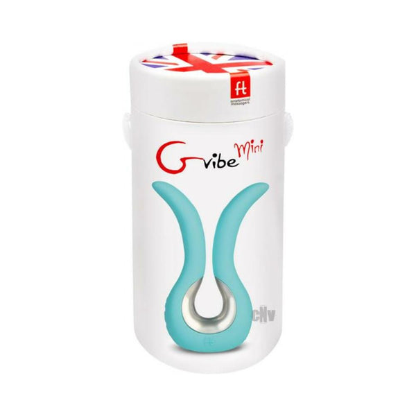 G Vibe Mini Rechargeable Massager Tiffany Mint