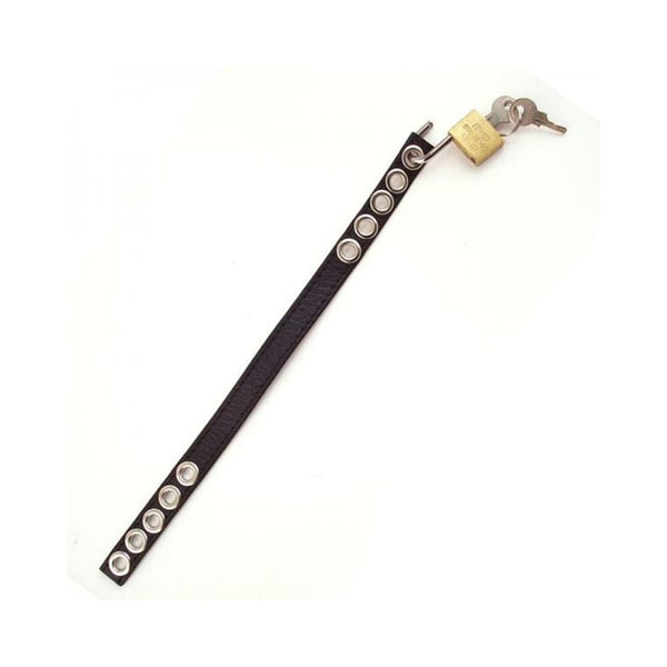 Rouge Paddlockable Cockstrap Black