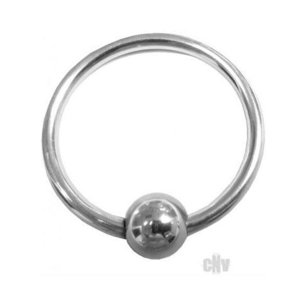Rouge Stainless Steel Glans Ring W/pressure Point Ball