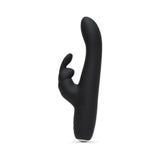 Fifty Shades of Grey Greedy Girl Rechargeable Slimline Rabbit Vibrator - Black
