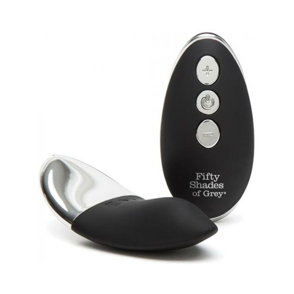 Fifty Shades of Grey Relentless Vibrations Remote Control Panty Vibe - Black