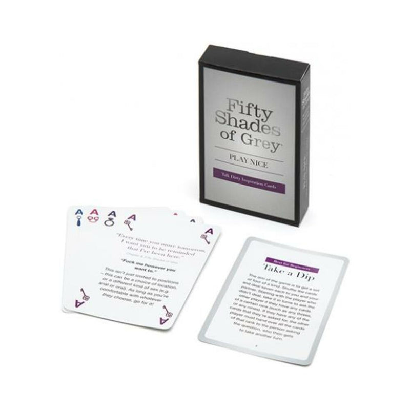 Fifty Shades of Grey Play Nice Talk Dirty Inspiration Cards