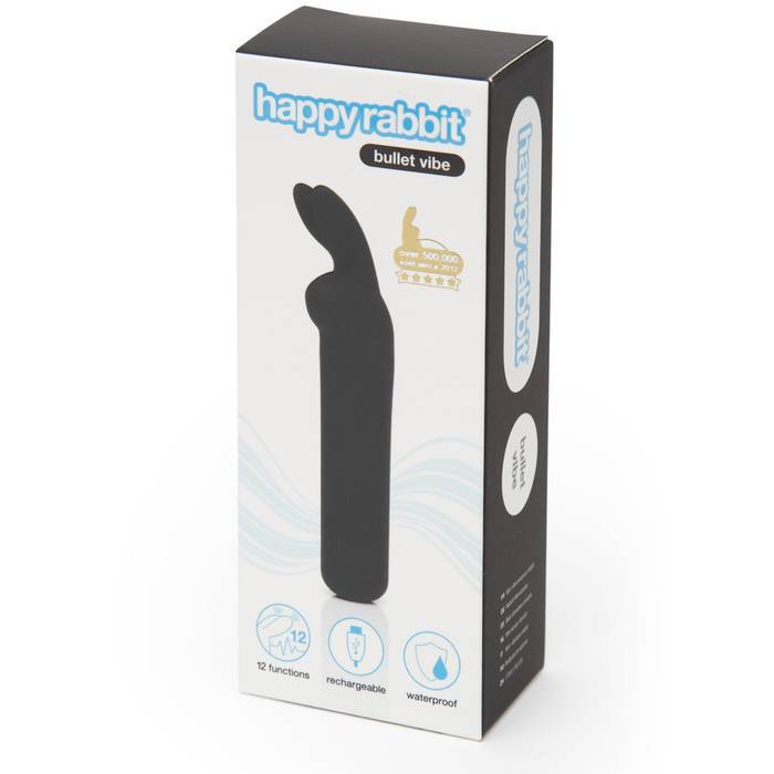 Happy Rabbit Rechargeable Bullet Black