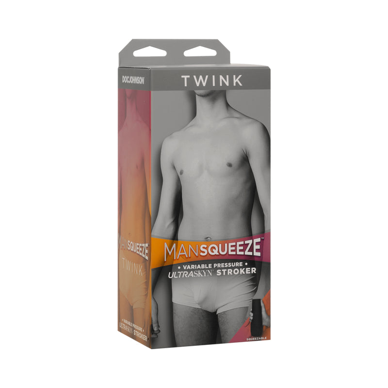 Man Squeeze Twink Ass Beige Masturbator