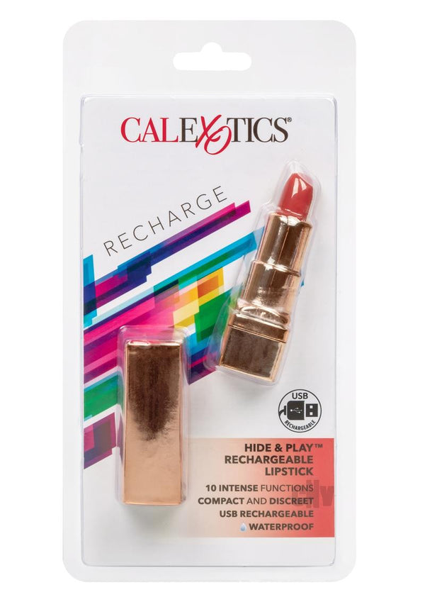 Hide & Play Rechargeable Lipstick - Red