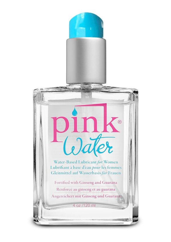 Pink Water 4oz Glass Bottle W/pump