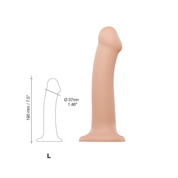 Strap-on-me Dual Density Bendable Dildo Large