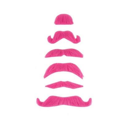 Mustache Party Kit Favors 6 Count Pink