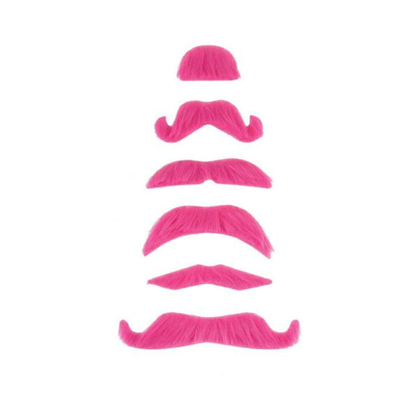 Mustache Party Kit Favors 6 Count Pink