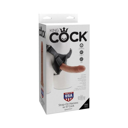 Kc Strap On Harn W/cock 8 Tan